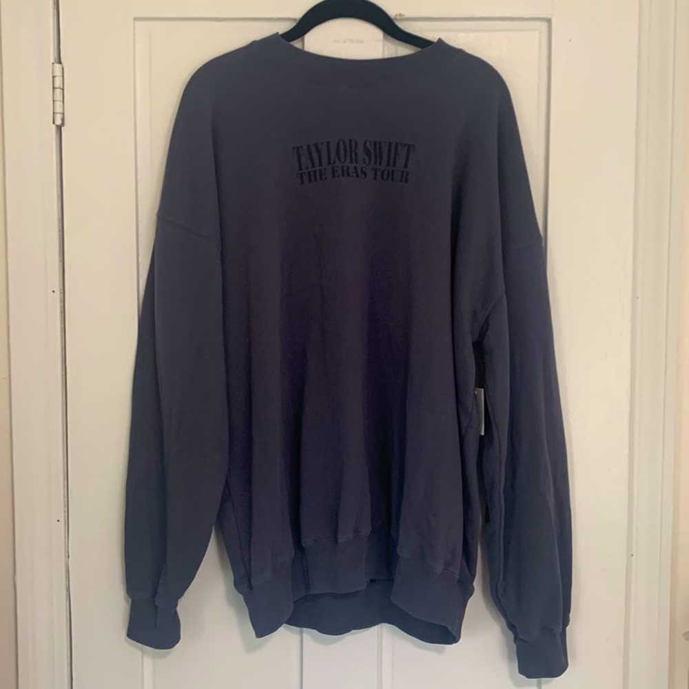 Taylor Swift Eras Tour Blue Crewneck NWT